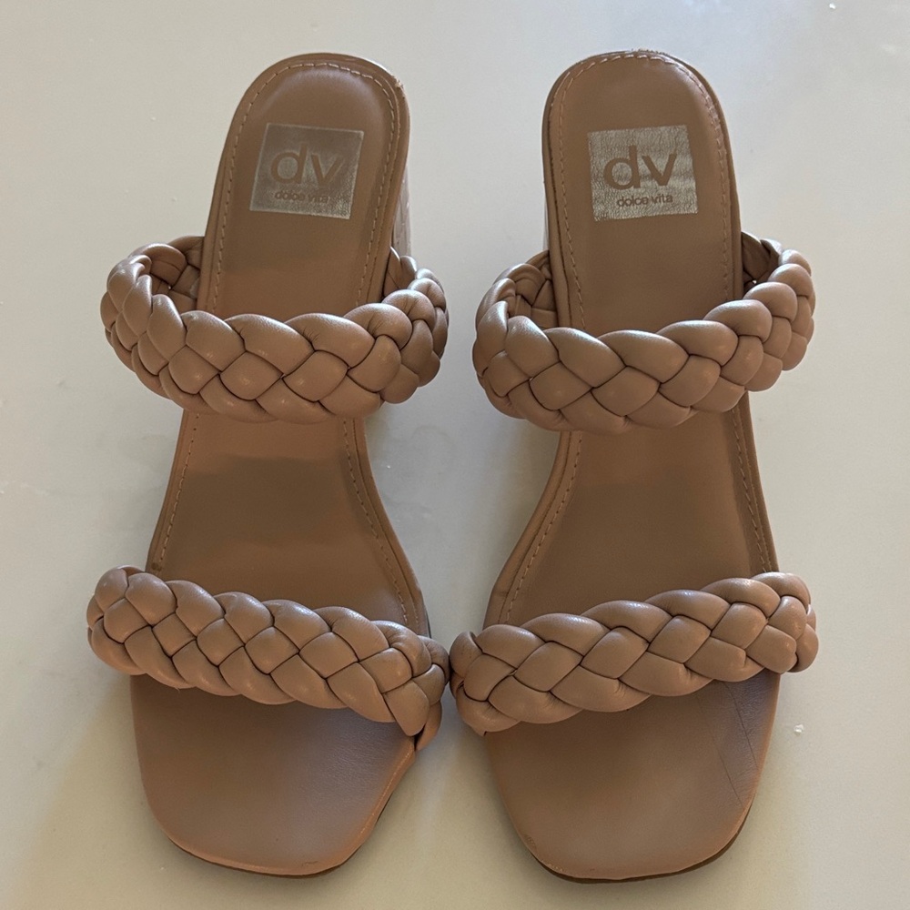 Dolce Vita Tan Braided Sandals